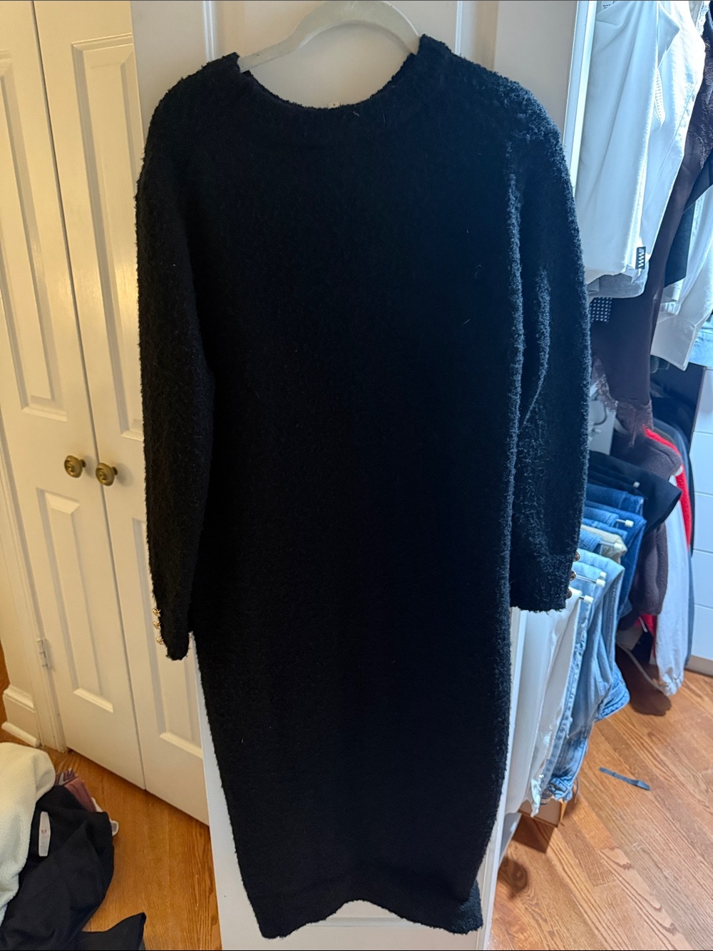 Tuckernuck Black Boucle Knit Nelle Dress - Picture 8 of 8